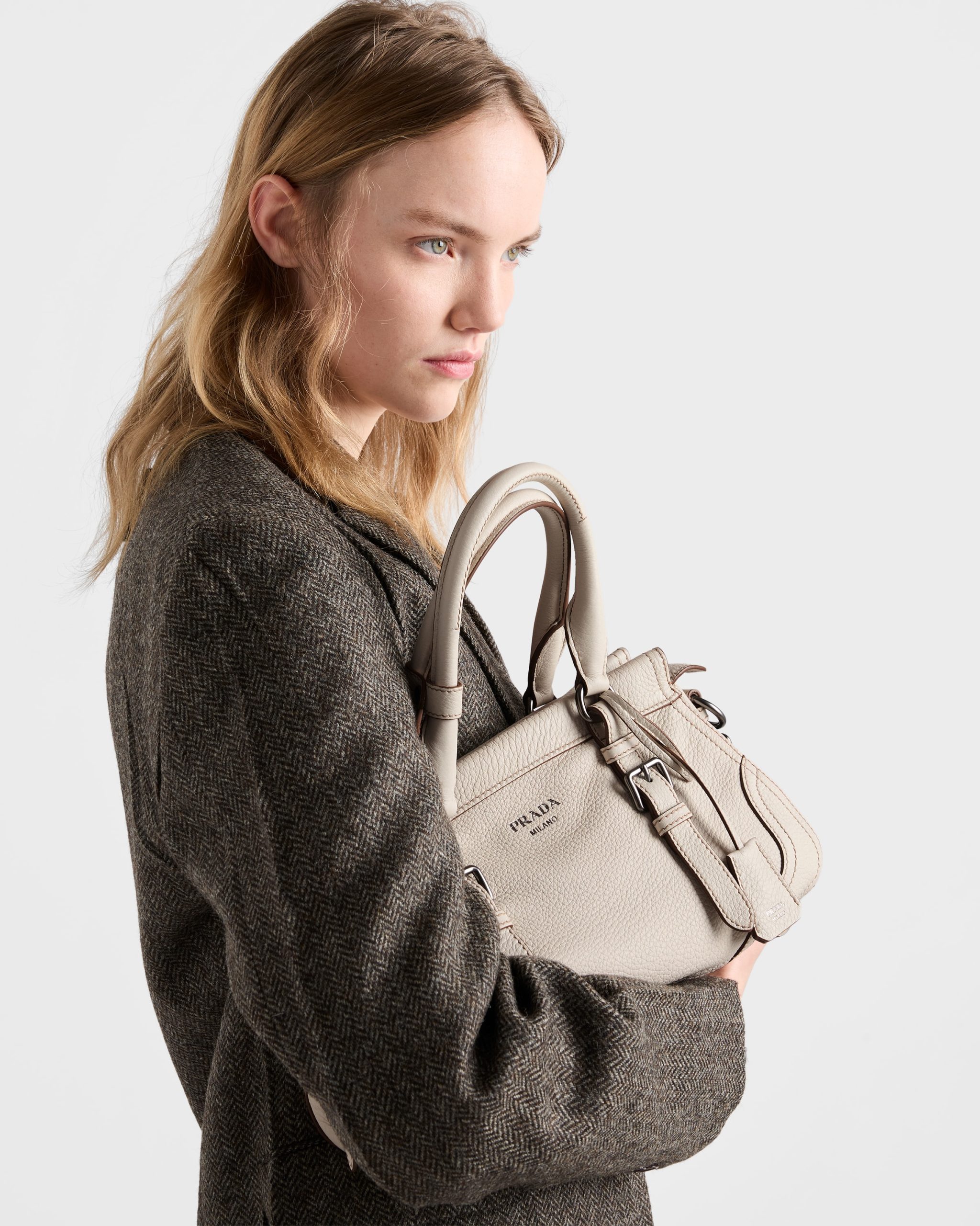 Prada Large leather tote bag - Image 5